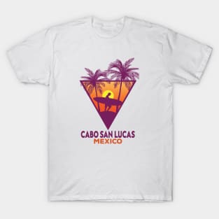 Retro Cabo San Lucas Beach Mexico T-Shirt